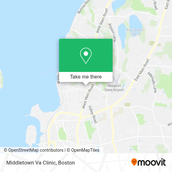 Middletown Va Clinic map