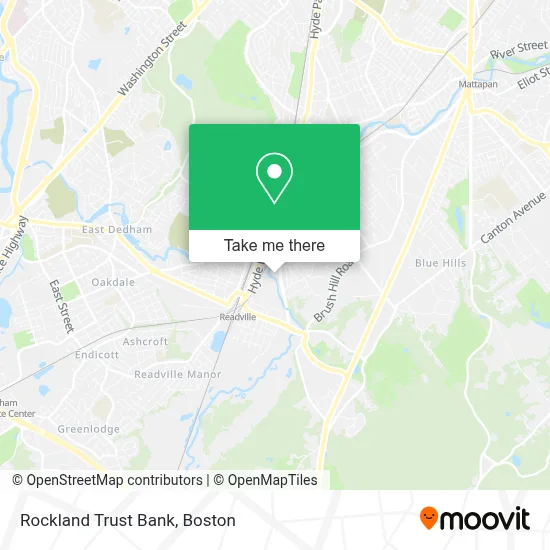 Rockland Trust Bank map