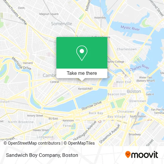 Sandwich Boy Company map