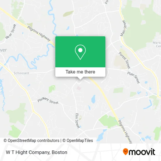 W T Hight Company map