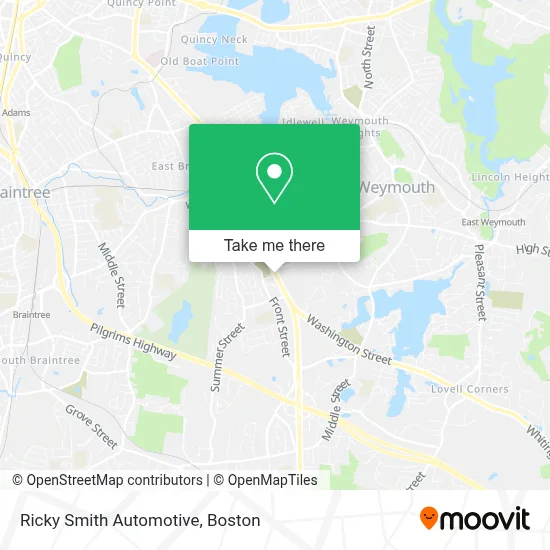 Ricky Smith Automotive map