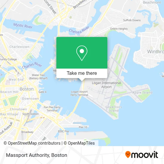 Massport Authority map