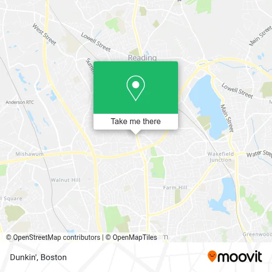 Dunkin' map