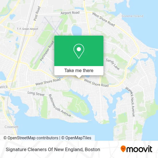 Signature Cleaners Of New England map