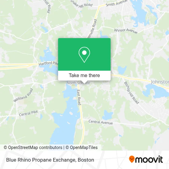 Blue Rhino Propane Exchange map
