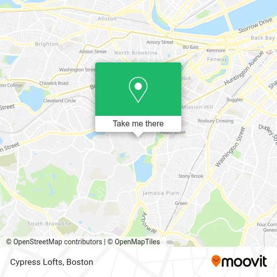 Cypress Lofts map