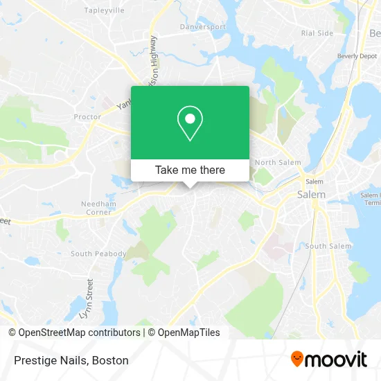 Prestige Nails map