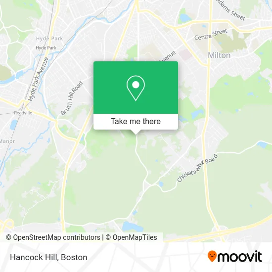 Hancock Hill map