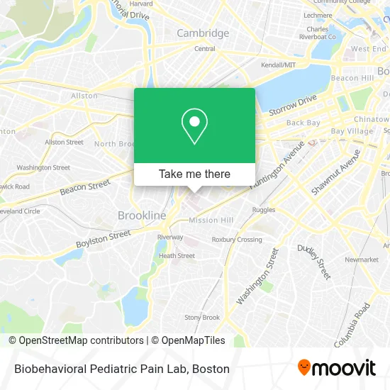 Biobehavioral Pediatric Pain Lab map