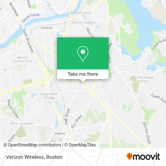 Verizon Wireless map
