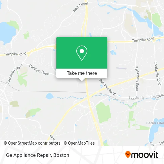 Ge Appliance Repair map