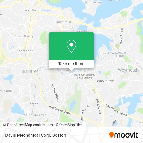 Davis Mechanical Corp map