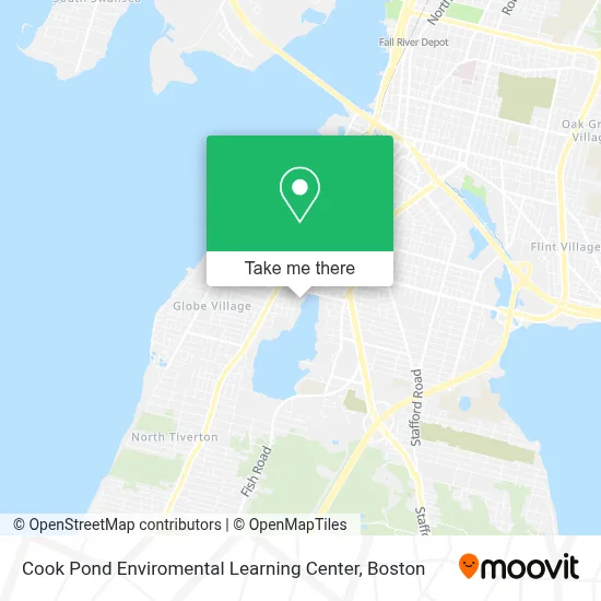 Cook Pond Enviromental Learning Center map