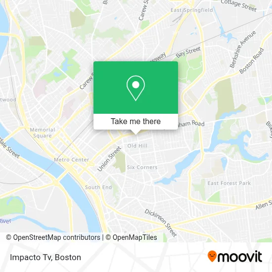 Impacto Tv map