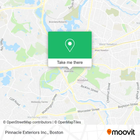 Pinnacle Exteriors Inc. map