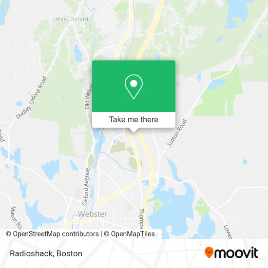 Radioshack map