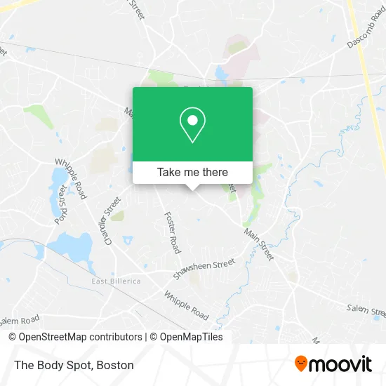 The Body Spot map