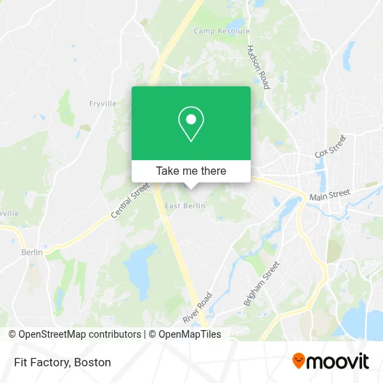 Fit Factory map