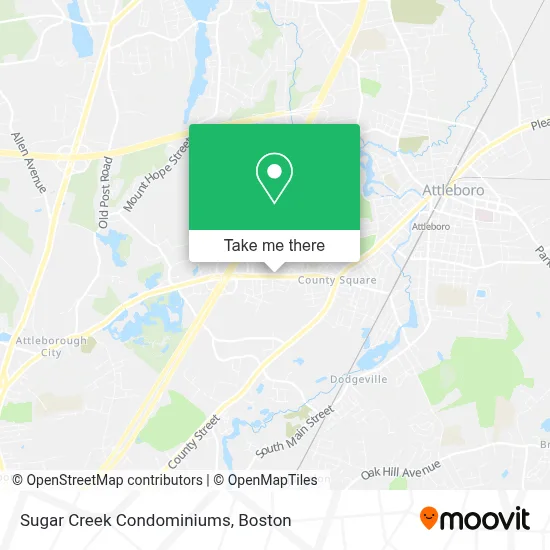 Sugar Creek Condominiums map
