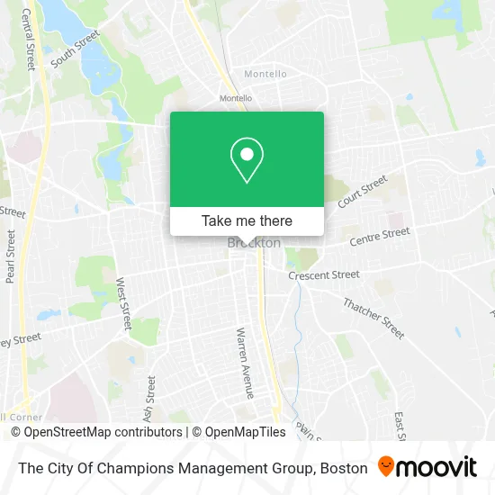 The City Of Champions Management Group map