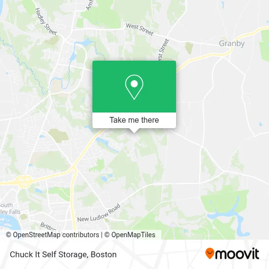 Chuck It Self Storage map