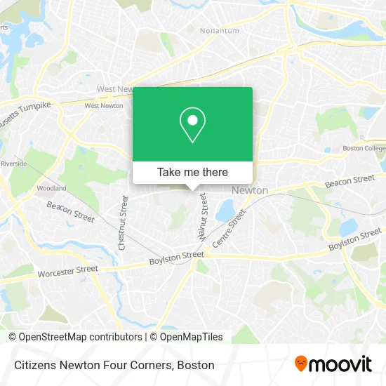 Citizens Newton Four Corners map