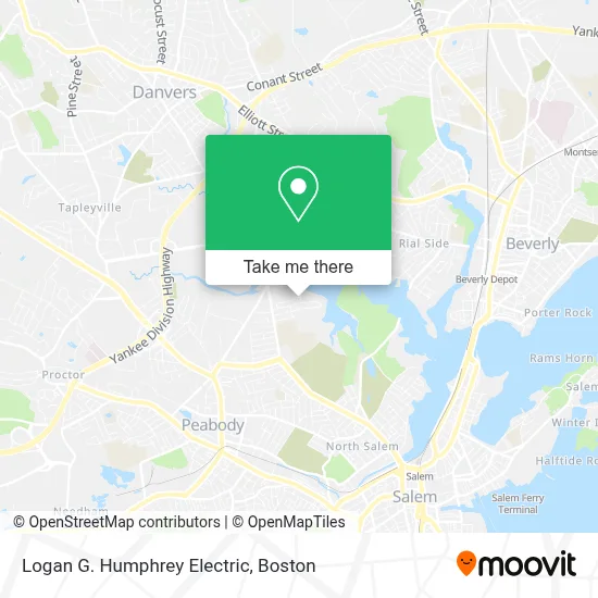 Logan G. Humphrey Electric map