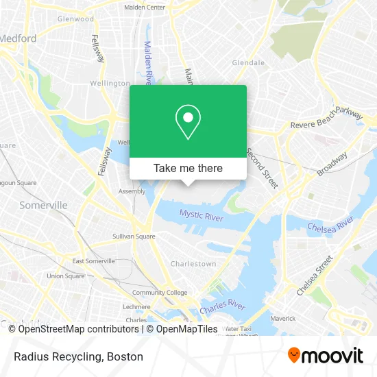 Radius Recycling map