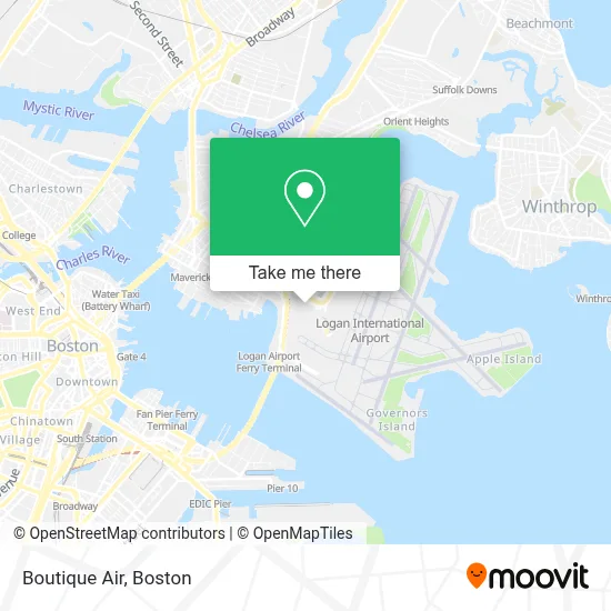Boutique Air map