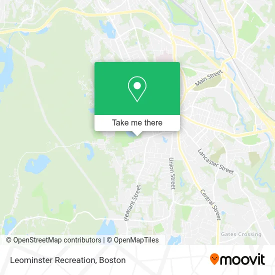 Leominster Recreation map