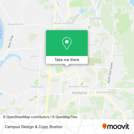 Campus Design & Copy map