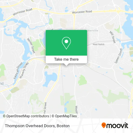 Thompson Overhead Doors map