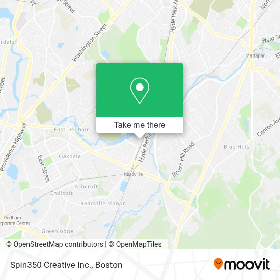 Spin350 Creative Inc. map