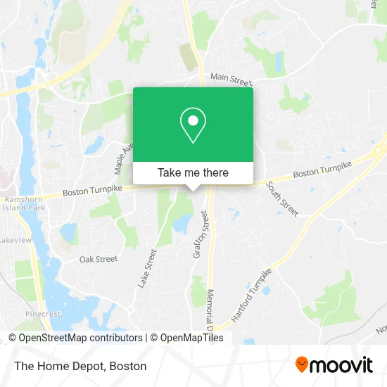 The Home Depot map