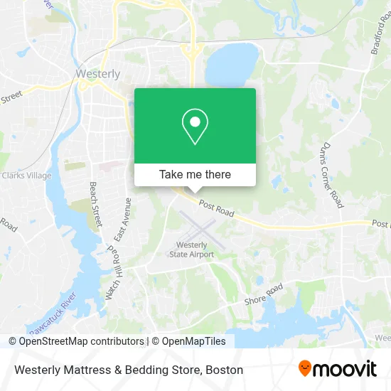 Westerly Mattress & Bedding Store map