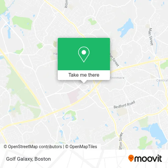Golf Galaxy map