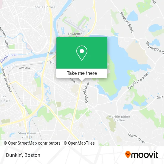 Dunkin' map