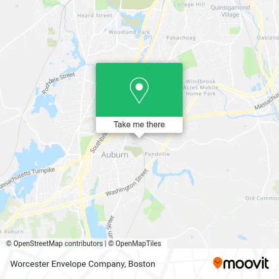 Worcester Envelope Company map