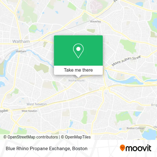 Blue Rhino Propane Exchange map