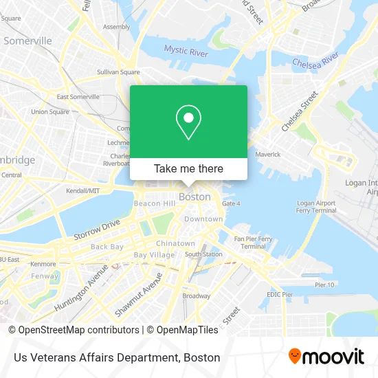 Us Veterans Affairs Department map