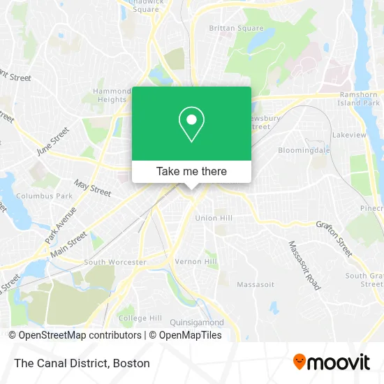 The Canal District map