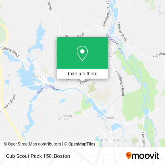Cub Scout Pack 150 map