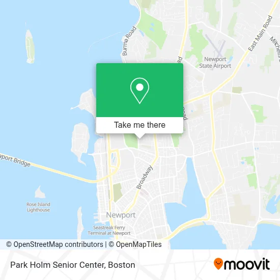 Park Holm Senior Center map