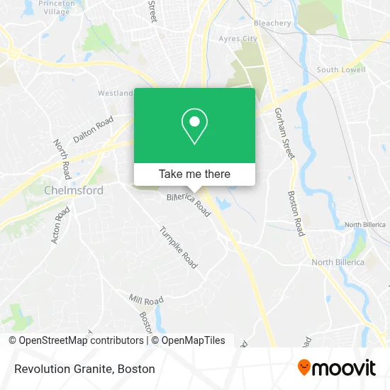 Revolution Granite map