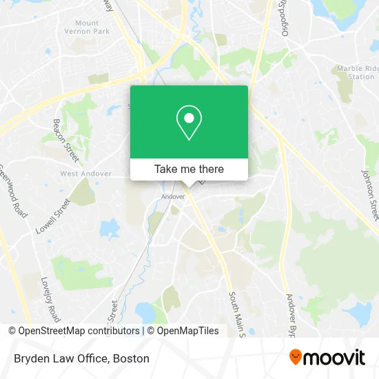 Bryden Law Office map