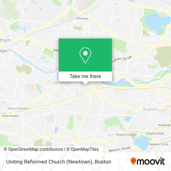Uniting Reformed Church (Newtown) map
