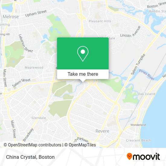 China Crystal map