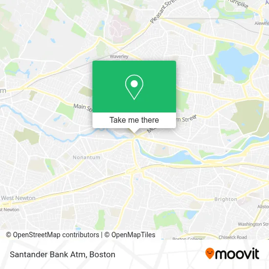 Santander Bank Atm map