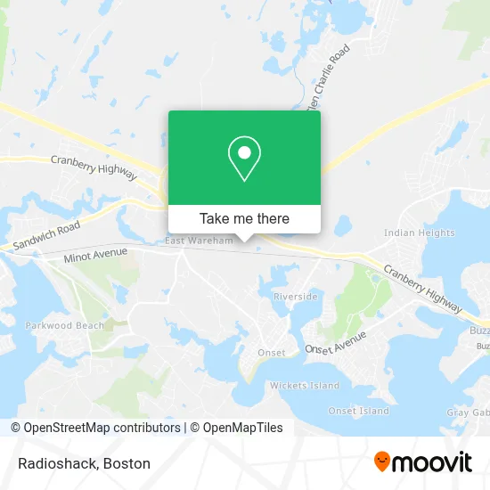 Radioshack map