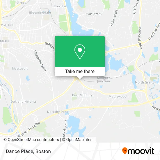 Dance Place map